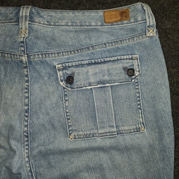 Tommy Hilfiger Women's Size 22 Jeans Light Wash Stretch Super Wide Leg Y2K - Picture 11 of 12